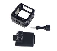 Zkydhbd Camera Cage Cover For Case For Action 2 Full Frame With Cold Shoe Mount 1/4 3/8 Locating Hole Base Housing Cage
