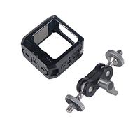 Zkydhbd Camera Cage Cover For Case For Action 2 Full Frame With Cold Shoe Mount 1/4 3/8 Locating Hole Base Housing Cage