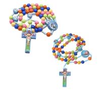 Zkydhbd Cartoon For Rosary Necklace Hanging Pendant For Children Girls Boys Praying Supplies Rosary Necklace For Women