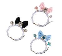 Zkydhbd Cats Necklaces Suit Collar Crystal Princess Collar Wedding Photo Props Holiday Collar Pearls For Princess