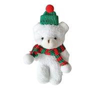 Zkydhbd Christmas Plush Bear Toy Stuffed Animal Doll Keychain Pendant Bouquet For Children Birthday Cake Decor Christmas Bear Decor