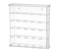 Zkydhbd Clear Acrylics Golfs Display Stand 5-Tiers Golfs Display Rack Holder Showcase Cabinet Acrylic Wall Mount Holder
