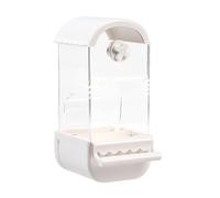 Zkydhbd Clear Bird Feeder Automatic Food Feeding Dispenser Nonspill House Shape Acrylic Food Dispenser Small Bird