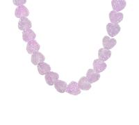 Zkydhbd Colorful Love Candy Resin Collarbone Necklace Unique Design Lightweight Fashion Neck Chain Jewelry For Women