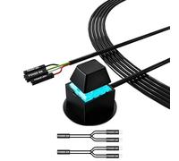 Zkydhbd Computer Power Button Extension Cord ABS Construction Quick Installation For Most Motherboards Power Button