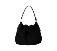 Zkydhbd Contemporary Suedes Leather Shoulder Bag Spacious Interior Wear Resistant Underarm Purse For Daily Use Stylish Pleated Detail Underarm Bag