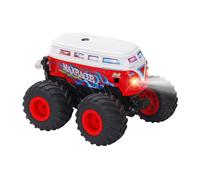 Zkydhbd Control School Bus Toy Flashing Light Uprights Driving Stunt Car Model Vehicle Flipover All Terrains Kids Gifts Indoor Outdoor Remote Control Fun