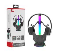 Zkydhbd Controller Charging Dock Station with Headphone Gamepad Holder Type C USB Port for NS2 Desktop Charging Stand Multifunctional Gaming Headphone Holder Stand