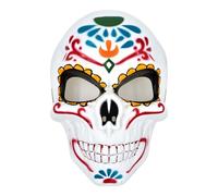 Zkydhbd Day Of The Deads Sugar Skull With Digital Printing Masquerade For Halloween Cosplay Party Costume Gifts Day Of The Deads Masquerade