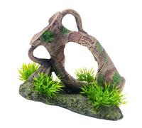 Zkydhbd Delicate Aquariums Landscape Artificial Old Crock Terrarium Landscape Shrimp Tree Statue Aquariums Habitat Decors Realistic Aquarium Ornament