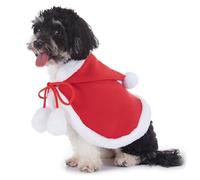 Zkydhbd Dog Funny Santa Cosplay Furry Costume Soft Comfortable Cloak Costume Accessories Dress Up Accessories