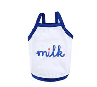 Zkydhbd Dogs Breathable Vest With Letter Print Costume Spring Hot Day Walking Lovely Thin Small Pastoral Costume Dog Clothes Cats For Small Dogs Spring Girl Print Suspender