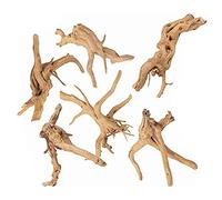 Zkydhbd Driftwood For Aquarium Natural Wood Branches Fish For Decoration Plant Stump Assorted 6 Pcs 4"-6"