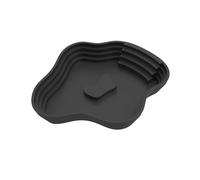 Zkydhbd Dual-Zone Shelled Animal Basin With Anti-Slip Ladder & Feeding Zone For Semi-Aquatic Creatures Tortoise Water Bowl With Design