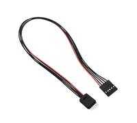 Zkydhbd Durability 4P Breadboard Jumper Wire 2.54mm Female To 2.0mm Male Plugs PVC Insulation For Circuit Board Wiring Projects Jumper Wire Female To Male