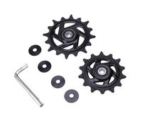 Zkydhbd Durability Derailleurs Pulleys Set Bike Chain Guide Wheel Cycling Spare Part For Enhances Gear Easyly Installation Bike