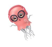 Zkydhbd Electric Dancing Jellyfish Toy With Music And LED Light Battery Power Omnidirectional Wheel Travel Friendly Toddler Gift Interaction Music Light Up Toy