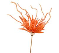 Zkydhbd Elegant Flower Hairpin Dragon Beard Shape Hair Stick Realistic Hair Pin for Traditional Styles Enthusiasts