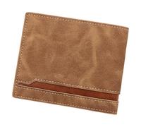 Zkydhbd Elegant Men's Short Wallet with Texture and Multiple Card Slots for Easy Organization and Portability Retro Color Wallet