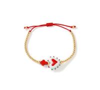 Zkydhbd Elegant Rainbow Crystal Crucifix Pendant Friendship Hypoallergenically Metal Chain Unisex Fashion Jewelry Unisex Spiritual Wrist Jewelry