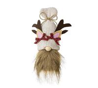 Zkydhbd Eye Catching Christmas Shell Hat Reindeer Antler Faceless Doll Display Storefront Or Home With Holiday Spirit Festive Home Decor