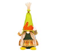 Zkydhbd Fall Autumn Leaf Hat Faceless Doll Swedish Dwarfs Thanksgiving Day Home Window Christmas Decoration New Year Swedish Gnomes Tomtes