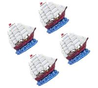 Zkydhbd Fishtank Artificial Plant Landscape Fish Tanks Decorations For Aquariums Terrarium Shrimp Sail Boats Ornaments Habitat Pet Safe Aquarium Decoration