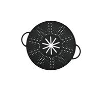 Zkydhbd Flexible Elastomer Oil Defender with Filter Net Global Suitable Cooking Bowls Stovetop Security Protect Heat Immune Container Protect