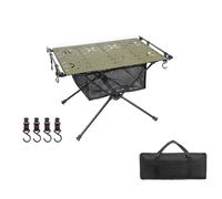 Zkydhbd Foldable Camping Tables Aluminum Alloy Lightweight Folding Table Compact Picnic Desk For Fishing Picnic BBQ Outdoor Folding Table Small Compact Square