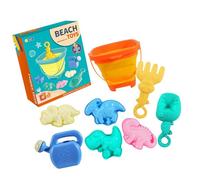 Zkydhbd Foldable Sand Bucket Tool Beach Toy With Shovel And Moulds For Toddler Activity Travel Sandcastle Toy Folding Bucket For Children