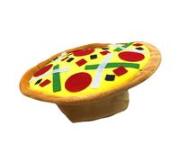 Zkydhbd Funny Pizza Hat Silly Hat Fun Party Toy Play With Felt Toppings Novelty Costume Accessories Pizza Party Supply Decorations For Supplies