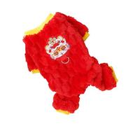 Zkydhbd Furry Coat For Small Dog Sweatshirt Thick Coats Clothes Soft Winter Apparel Furry Coat Embroidery For Puppies Dog Pajamas