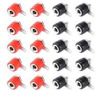 Zkydhbd Global Metal Veneered Banana Outlets For Stereophonic Arrangements Increaser Associations And Sound Cable Installations 4MM Hardwearing Banana Outlet Outlets