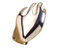 Zkydhbd Gothic Flame Teeth Jewelry Metal Fang Caps For Halloween Cosplay Vampire Party Accessory Adults Kids Halloween Gold Fang Grillzs
