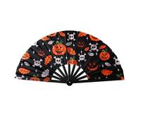 Zkydhbd Halloween Themed 33cm Folding Fan Party Decoration Costume Celebrations Portable Kung Fu Fan Party Supplies