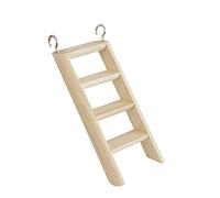 Zkydhbd Hamster Climbing Ladder With Metal Hooks Wooden Bridge Habitat Decor For Gerbil Degus And Other Small Animals