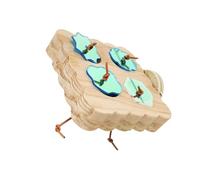 Zkydhbd Hanging Bird Toy Durability Wood Parrots Platform Entertainment Supply For Cages Cage Accessories