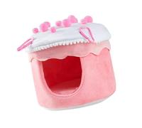 Zkydhbd Hanging Parrot Bed Plush Cake Bird Cage Nest Small Warm Breeding House Small Pet House Cage Hammock Parrot