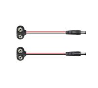 Zkydhbd Heavy Duty ABS Batteries Clip Tester T/I Shped DC5521 Black Tines Connectors For Multiple Devices Power Testing Conductives Batteries Clip Tester