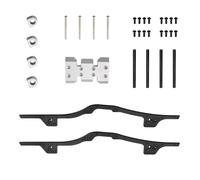 Zkydhbd High Performances Aluminum Frame Chassis Kits For SCX10 90046 Low Center Of Gravities Crawlers Frame Modification Part Remote Control Car Upgrades