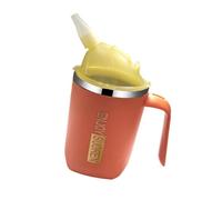 Zkydhbd Hospital Grade Feeding Cup with Against Desire Straw 400ml Spill Immune Construction for Convalescent Meal Assistance Medical Liquid Diet Cup with Security Straw