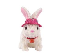 Zkydhbd Interactive Electric Plush Rabbitss That Walk and Talk for Ages 3+ Educational Fun Toy Preschool Toy