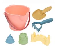 Zkydhbd Kids Seaside Sand Toy Castles Molds Molds Seaside Bucket Shovel Sandboxes For Play Gift Kid For Outside