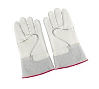 Zkydhbd Leather Cryogenic Gloves with Not Slip Grip Liquid Resistant Glove for Extreme Cold Defense Up to 260°C Liquid Gloves