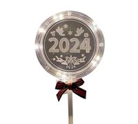 Zkydhbd LED Cake Decoration Gift Box Acrylic Decorative Lamp Cake Decorating For Wedding Teachers' Day Birthday Party Acrylic Decorative Lamp