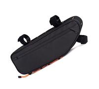 Zkydhbd Lightweight Bike Frame Bag Large Capacity Padding Detachable Crossbody Strap for Commuting Off-Road Rides Large Zippers Access Bike Pouches