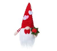 Zkydhbd Love Heart Gnomes Plush Dolls Dwarf Ornament With LED Glowing For Weddings Party Decors Valentines Anniversary Valentines Gnomes Plush Dolls