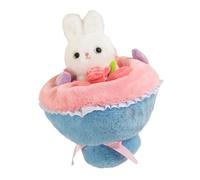 Zkydhbd Lovely 35cm Bouquet Rabbits Plush Toy For Valentines Day Gifts And Various Occasion Stuffed Animals Dolls For Festivals Soft Plush Toy