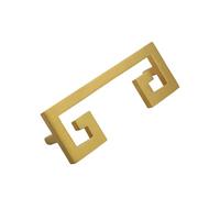 Zkydhbd Luxurious Chinese Inspires Gold Cabinet Pull Metal Furniture Hardware Gold Drawing Handle for Shoe Cabinets & Drawers Elegant Home Decors