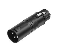 Zkydhbd Male to Female Adapters 3Pin Locking Coupler for Microphones Studio Stage Live Streaming Transmission Adapters